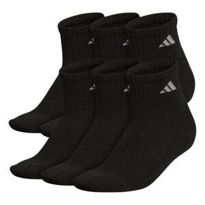 Athletic Quarter Socks Cushioned Moisture Wicking Running Gym Training 6 Pack
